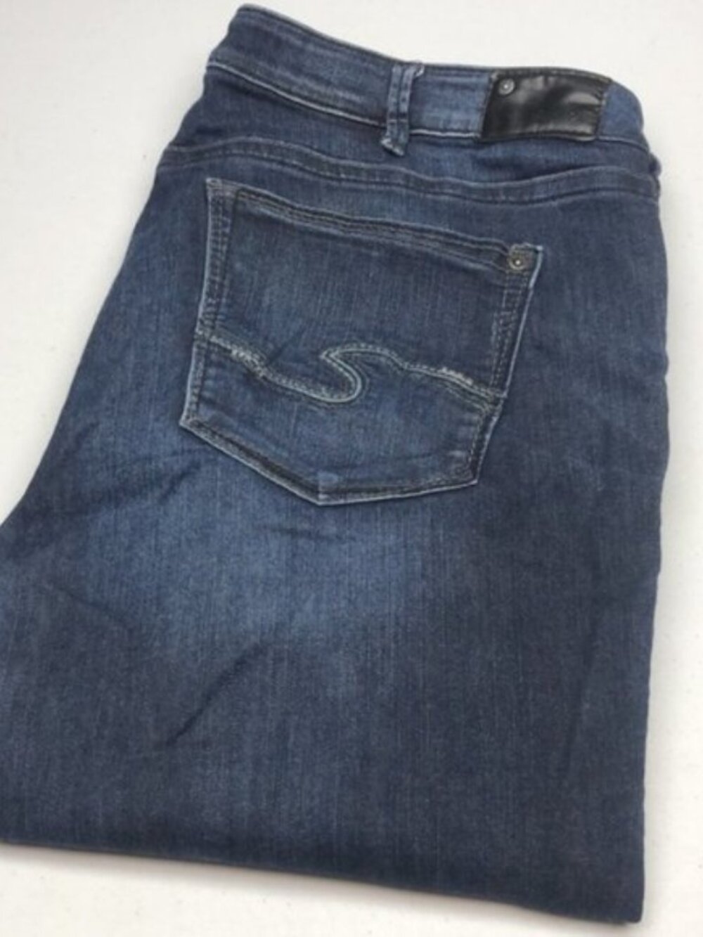 SILVER AIKO HIGH SUPER SKINNY JEANS 36x31 😎